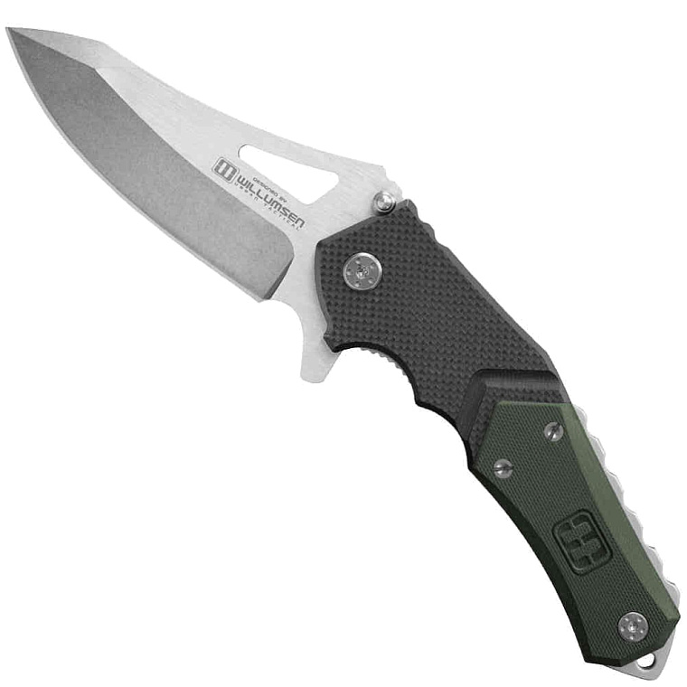 Lansky Responder Linerlock Black/Green Nylon Handle