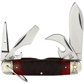 Rough Ryder Tiger Stripe Jigged Bone Folder