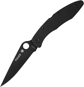 Spyderco Police 4 VG-10 All Black