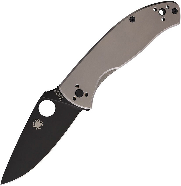 Spyderco Tenacious Ti Black Plain Blade