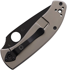 Spyderco Tenacious Ti Black Plain Blade