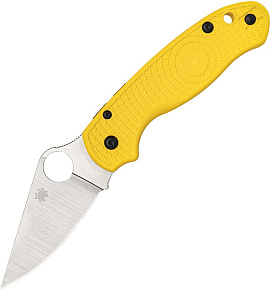 Spyderco Para 3 Salt Yellow FRN Magnacut