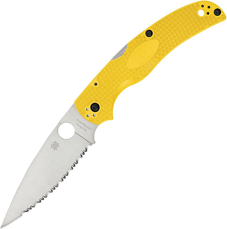 Spyderco Native Chief Salt Yellow Magnacut