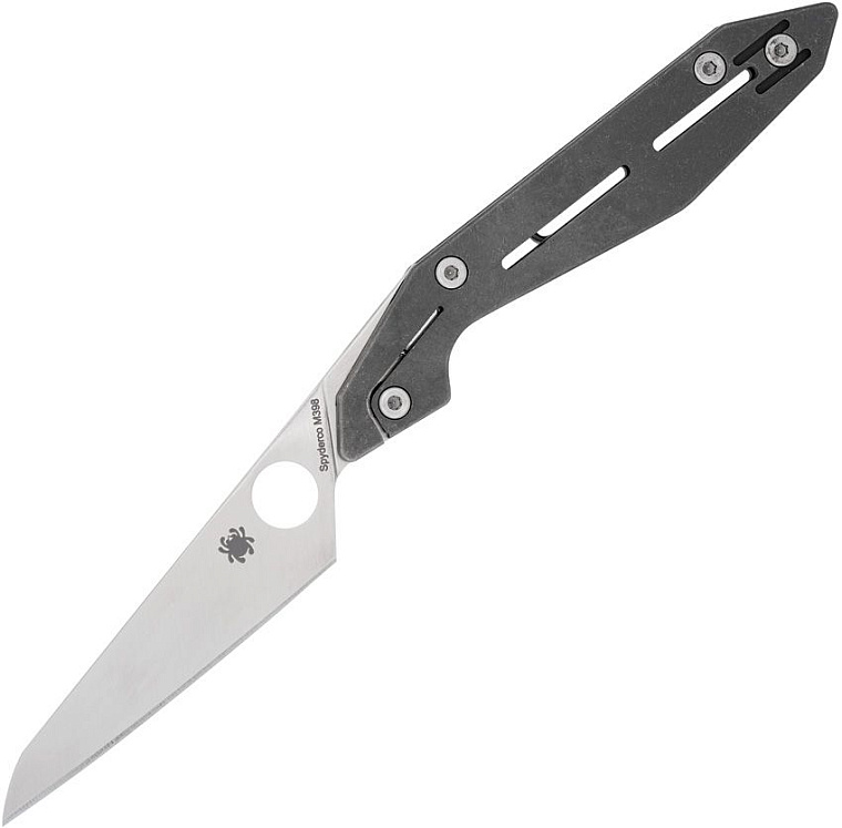 Spyderco Nand Titanium M398 Microclean Plain Edge