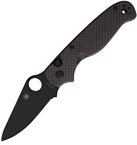 Spyderco ButtonUP Carbon Fibre Black