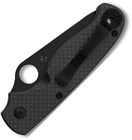 Spyderco ButtonUP Carbon Fibre Black