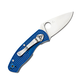 Spyderco Persistence FRN Blue Plain Blade S35VN