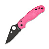 Spyderco Para 3 Pink Handle Black BD1N Blade