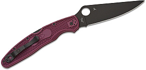 Spyderco Police 4 Burgundy Sprint Run