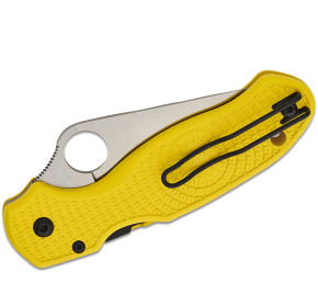 Spyderco Para 3 FRN Salt Yellow MagnaCut Serrated