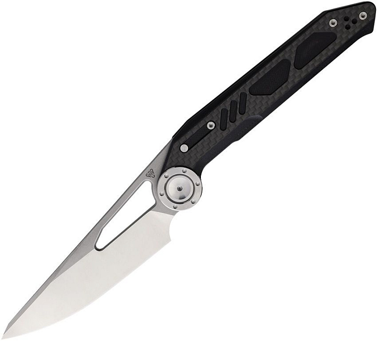 NOC Knives by Stedemon Chef Linerlock Carbon Fiber 440C