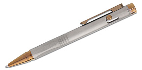 Spartan Blades Pen Graphite Titanium Bronze Hardware