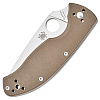 Spyderco Tenacious Brown G-10 CPM-M4 Blade