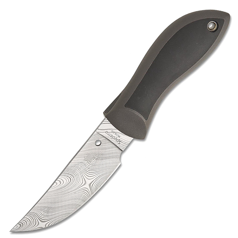 Spyderco Moran Upswept Damasteel Sprint Run