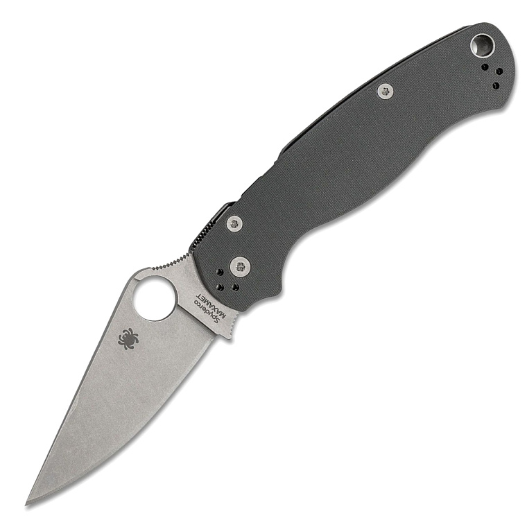 Spyderco Paramilitary 2 Maxamet G-10 Gray SLEVA