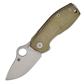 Spyderco SpyNano Micarta/Titanium M398