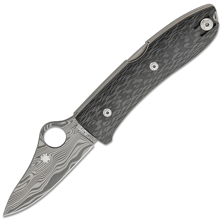 Spyderco SpyOpera Thor Damascus Sprint Run
