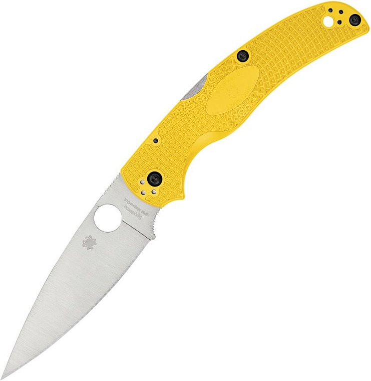 Spyderco Native Chief Salt Yellow FRN Magnacut