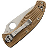 Spyderco Tenacious FRN Tan Partially Serrated