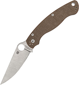 Spyderco Military 2 Brown Micarta CruWear