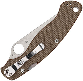 Spyderco Military 2 Brown Micarta CruWear