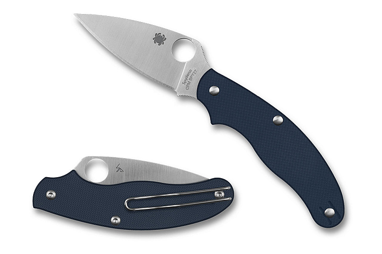 Spyderco UK Penknife Cobalt Blue G-10 SPY27