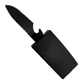Street Wise Black Belt With Concealed  Knife