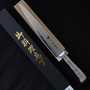 Maserin Sujihiki 240 mm Damasteel Tamahagane Blade