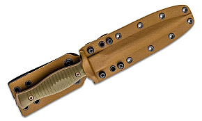 Spartan Blades V-14 Dagger FDE Blade Green Handle Tan Kydex Sheath