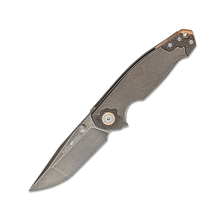 Viper Katla M390 Dark Stonewash 3D Titanio Handle Cuprum