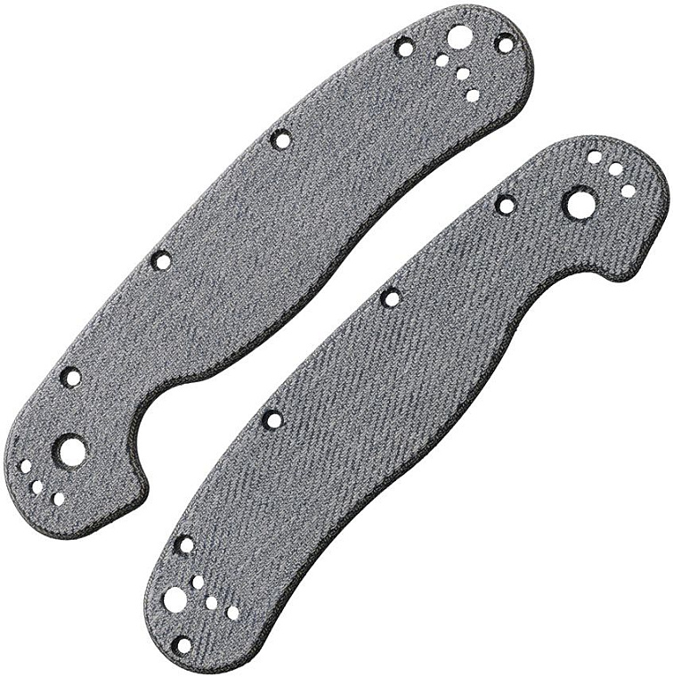 Way of Knife Scales for RAT-1 Denim Micarta