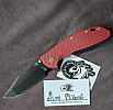 Rick Hinderer XM-24 4" Harpoon Spanto Tri-Way Battle Black and Red