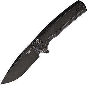 Zero Tolerance 0044BW Original Flipper Buttonlock Folder Blackwash