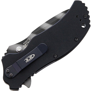 Zero Tolerance 0350TS Black G10 Tiger Stripes with Tritium