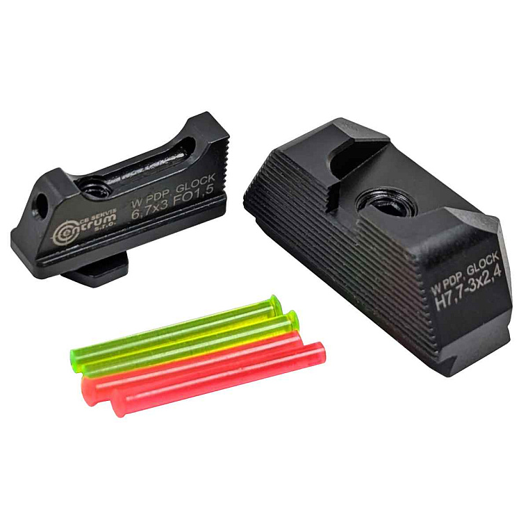Zendl Mířidla pro Glock 7,7 mm hledí/6,7 mm muška
