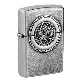 Zippo Harley-Davidson 3D Wheel Emblem with Engine