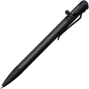 Bastion Slim Bolt Action Pen Carbon/Black