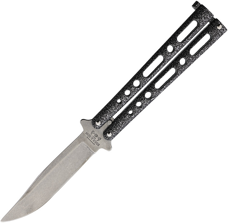 Bear & Son Silver Vien StoneWashed Butterfly