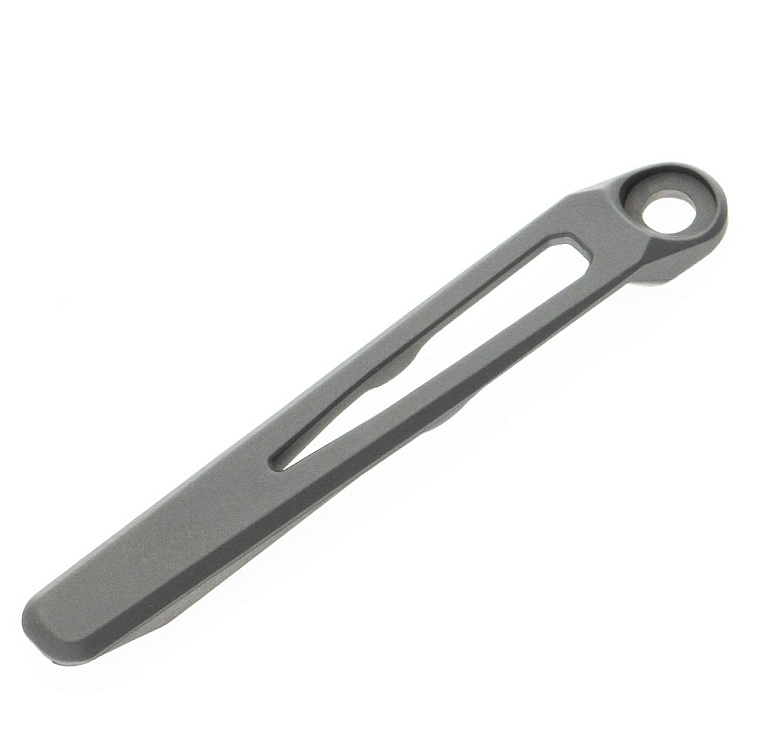 Chris Reeve Milled Titanium Clip (S31,L31,UMN) Glass Blasted