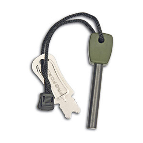 PROForce Army Fire Steel Green Handle