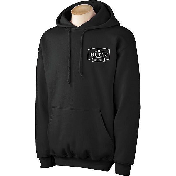 Buck Mikina černá s kapucí L