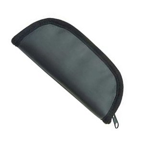 Vinyl Knife Case Pouch 7" Black