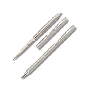 Rough Rider Ink Pen Knife Silver