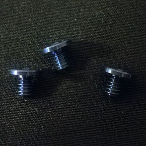 Rick Hinderer 3.0 XM-18 Set Of 3 Handle Screws Ti Blue