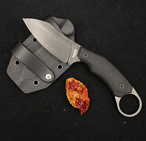 LionSTEEL H1B GBK All Black Karambit Sheepsfoot