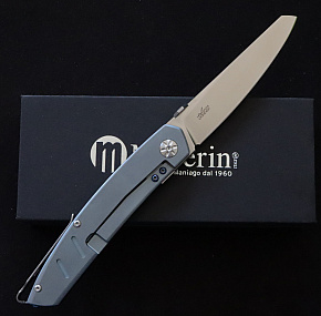 Maserin 374/G10N Modified Sheepsfoot Folder G10/Titanium Handles