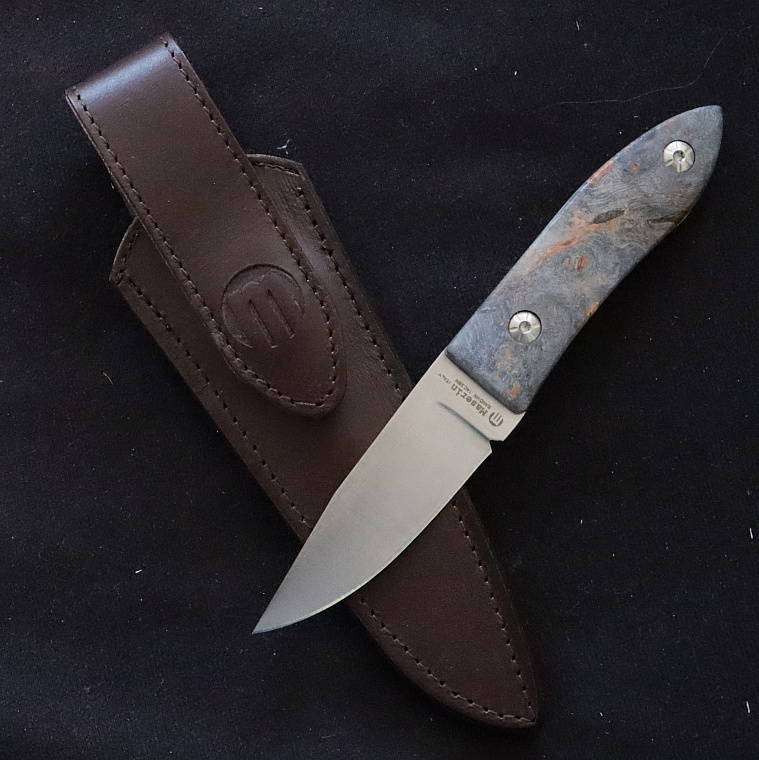 Maserin 923/RB Small Fixed Blade Blue Maple Wood