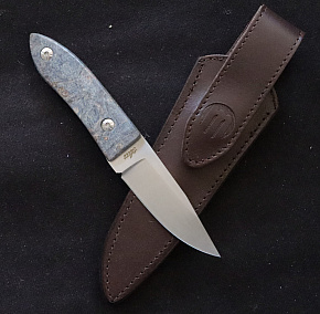 Maserin 923/RB Small Fixed Blade Blue Maple Wood