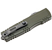 Microtech Luminary ZBP D/E Signature Series Moss Green and Tritium Button