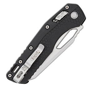 Microtech MSI S/E Tri-Grip Black Handle Full Serrated